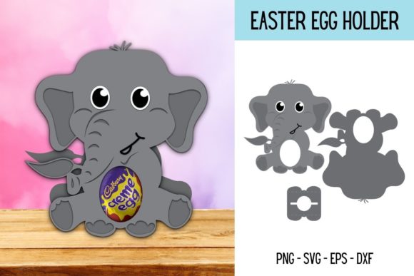 Bringing Whimsy to the Kitchen with an Elephant Egg Holder SVG
