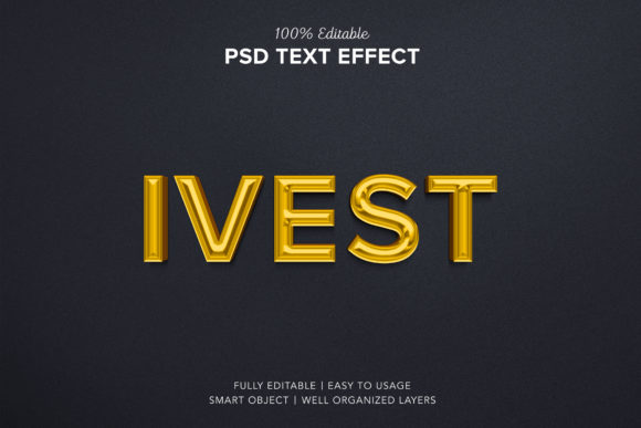 Editable Gold Text PSDs for Realistic Designs
