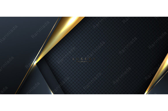 Elevate Your Brand with 3D Luxury Blue and Golden Stripes