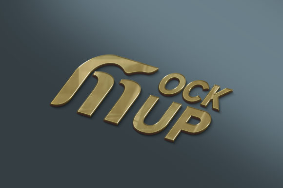 Elevate Your Brand with Dark Gold Logo Mockups