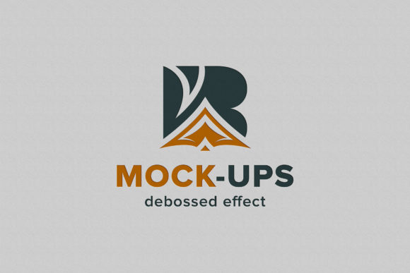 Elevating Brand Perception with a Debossed Logo Mockup on Paper Texture