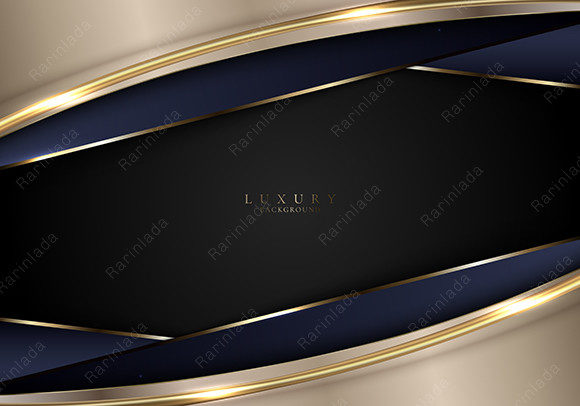 Elevating Your Brand with a 3D Modern Golden Template Luxury Style