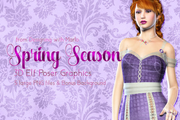 Evaluating Fantasy Spring Season Elf Graphics for Professional Design Projects