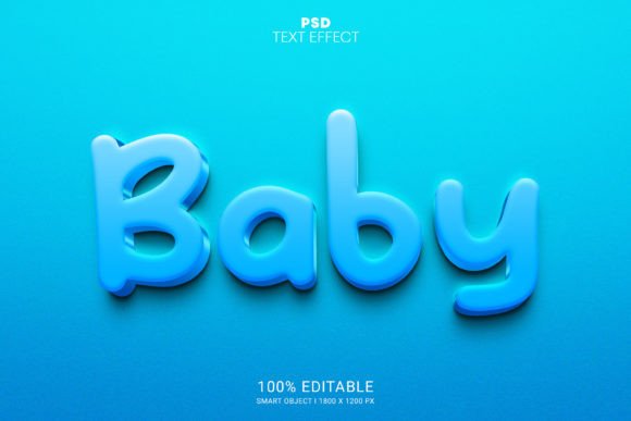 Evaluating the Baby 3D PSD Editable Text Effect for Professional and Personal Design Projects