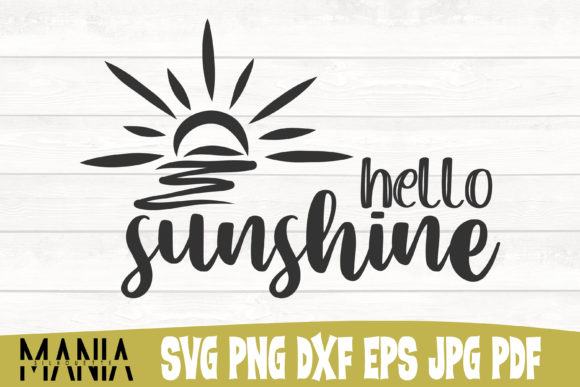 Hello Sunshine 2: Premium SVG Design Assets