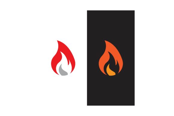 Igniting Your Brand Identity with a Fire Flame Vector Logo Template