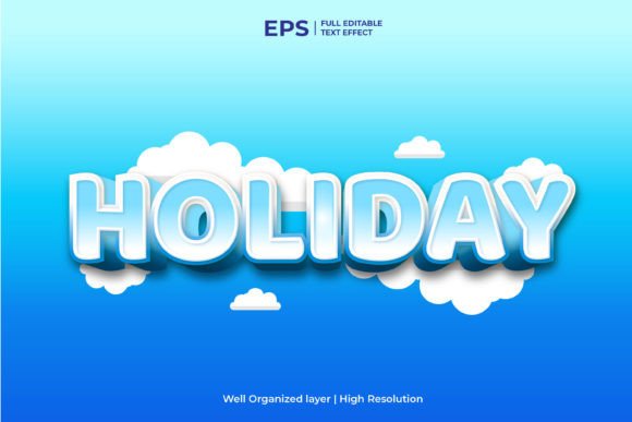 Mastering the 3d Holiday Editable Text Effect in Blue for Professional Design Workflows