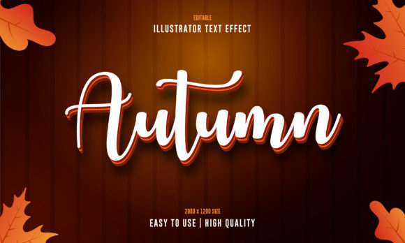 Mastering the Autumn 3D Vector Text Effect: A Guide to Seasonal Design
