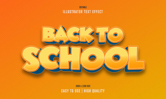 Mastering the Back to School 3D Vector Text Effect