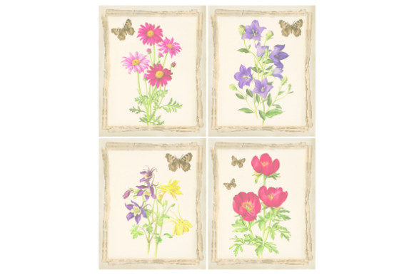 Strategic Visual Planning with Journal Cards Flowers .3d.