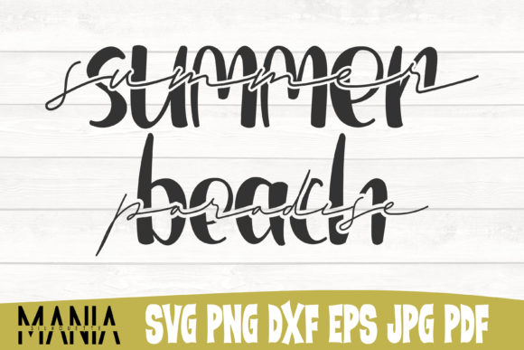Summer Beach Paradise SVG Design Pack